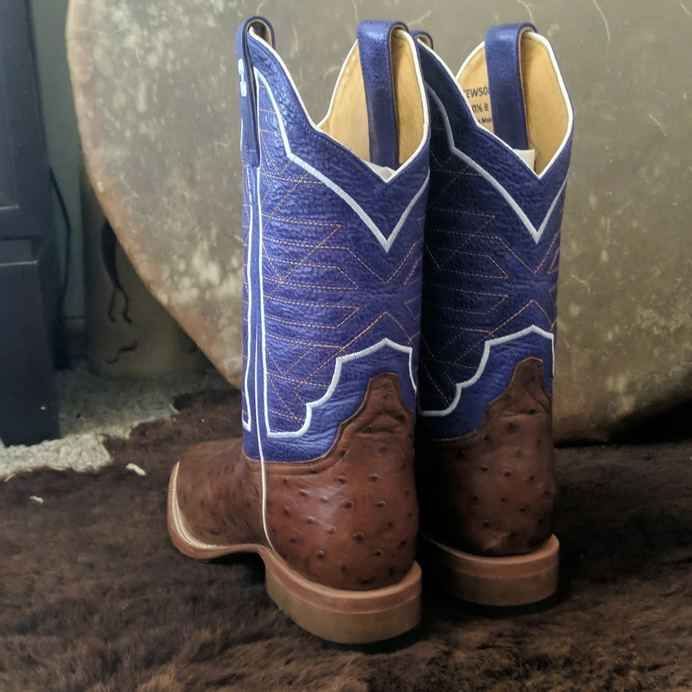 CINCH Edge CEW508 Coronado Collection ostrich cowgirl western boots sz 10.5 new - Picture 3 of 16